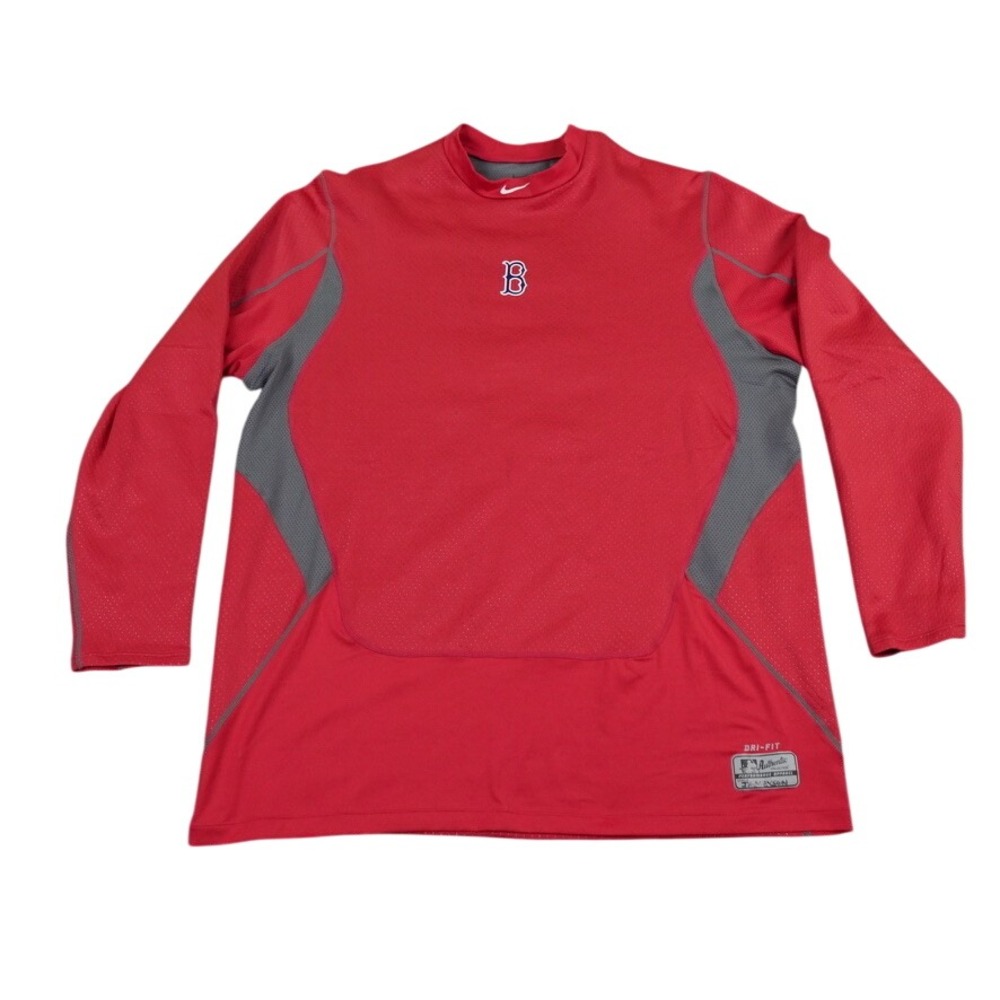 Boston Red Sox Nike Pro‎ Combat Fitted Jersey Men 2XL Red Dri-FIT Team Issued